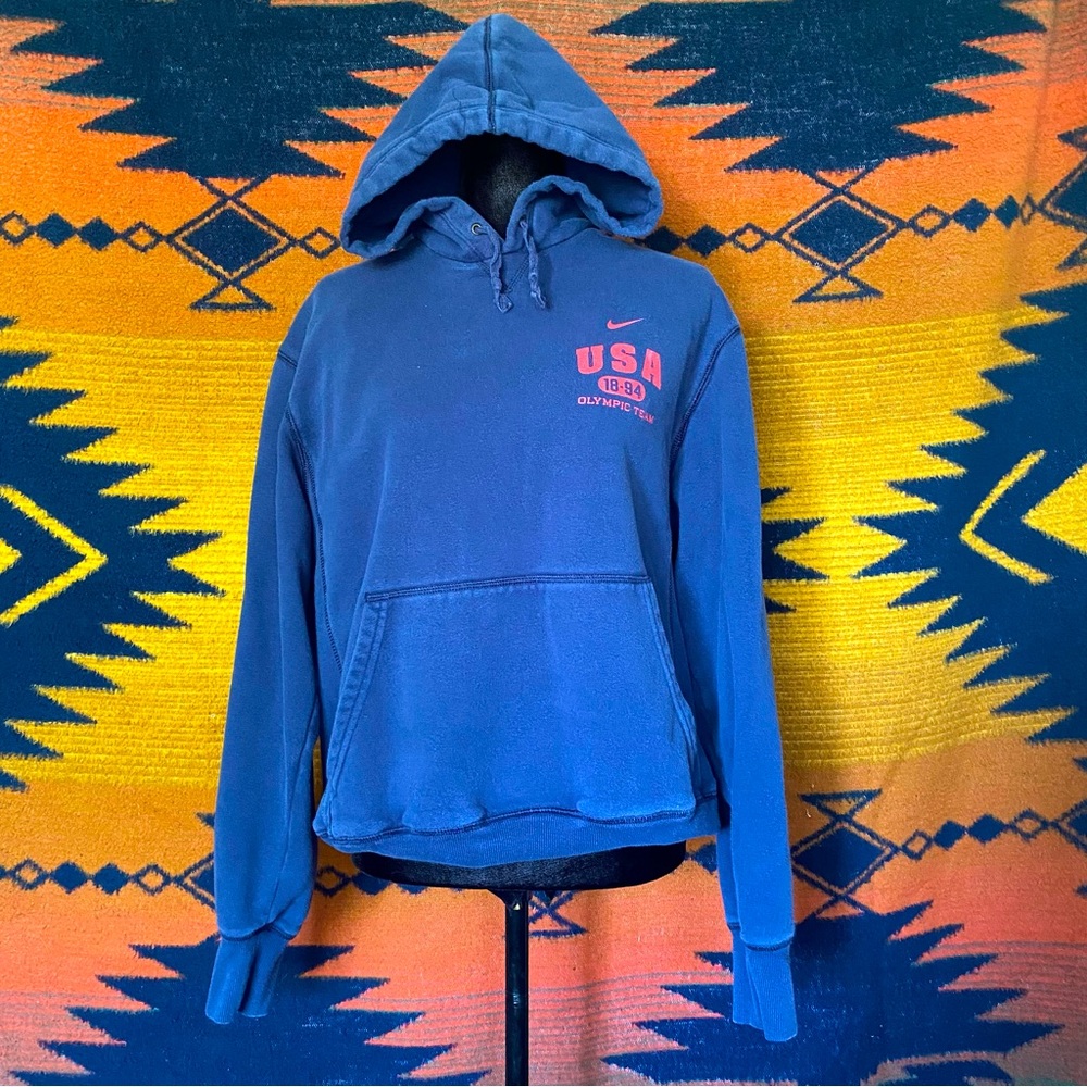 VTG Nike Graphic Hoodie Sweater. 90’s. Olympic Team 18-94. Rare. Medium.